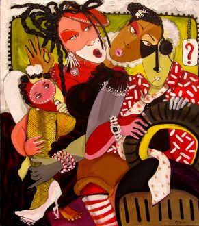 azamansongi.com_oeuvre_2014__Carrefour 100x100cm