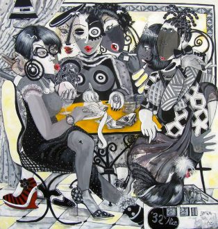 azamansongi.com_oeuvre_2016__7.Biso na biso 126x132cm(2016)