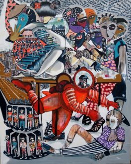 azamansongi.com_oeuvre_2019__Parcours du combattant 2mx1.60cm