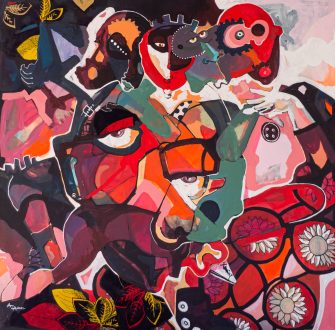 azamansongi.com_oeuvre_2021__Responsabilité,100x100cm ,peiture sur toile de coton(3)(2021)
