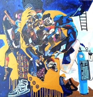 azamansongi.com_oeuvre_2024__Oxygene 80x80cm(2024)